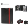 Duży, skórzany portfel męski z systemem RFID - Rovicky