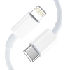 Ładowarka sieciowa Tech-Protect NCA20 PD 20W QC3.0 USB-A / USB-C + Kabel USB-C / Lightning 100cm - biała