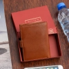 Portfel męski ze skóry z RFID Bellugio - koniakowy