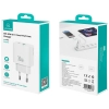 Ładowarka sieciowa USAMS CC316 T65 30W   1xUSB-C 1xUSB-A Fast Charging biały