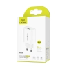 USAMS Ład. siec. 1xUSB T22 18W 3A QC3.0(only head) Fast Charging biały/white CC83TC01 (US-CC083)