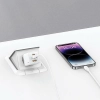 USAMS Ład. siec. 2xUSB-C+1xUSB 65W(only head) GaN PD3.0 +QC3.0 Fast Charging czarny/black Sandru Series CC180TC01 (US-CC180)