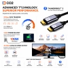 CO2 KABEL USB-C SZYBKIE ŁADOWANIE THUNDERBOLT 3 20GBPS 100W USB TYP C 4K 1M