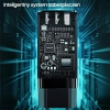 USAMS Ład. siec. MT 2xUSB-C+USB GaN 65WT33 PD (only head) Fast Charging biały/white CC110TC02 (US-CC110)