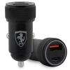 Ferrari ładowarka sam. FECCMENK PD-QC3.0 20W Fast Charge czarny/black