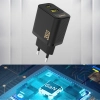 Ładowarka sieciowa Dudao A27 MaxC 35W + kabel USB-C - czarna