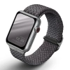 UNIQ pasek Aspen Apple Watch 40/38/41mmSeries 1/2/3/4/5/6/7/8/9/SE/SE2 Braided szary/granite grey
