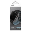 UNIQ pasek Linus Apple Watch Series1/2/3/4/5/6/7/8/9/SE/SE2/Ultra/Ultra 2 42/44/45/49mm. Airosoft Silicone czarny/midnight black