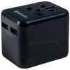 Verbatim Adapter podróżny EU/UK/US2xUSB-A UTA-01 czarny/black 49543