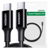 Kabel Ugreen US300 USB-C / USB-C 480Mb/s 5A 2m - czarny