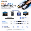 CO2 KABEL PRZEDŁUŻACZ USB-C SZYBKIE ŁADOWANIE USB TYP C 4K 20GBPS 100W 1M