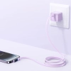 MCDODO KABEL KĄTOWY USB-C LIGHTNING PŁASKI 36W DO IPHONE 13 14 NIEBIESKI 1M