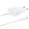 Ład. siec. Samsung EP-T2510XW 25WFast Charge + kabel USB-C/USB-C biały/white