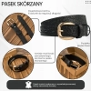 Pasek damski skórzany wąski elegancki Paolo Peruzzi