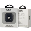 Karl Lagerfeld KLA2PGKIPK AirPods 1/2cover czarny/black Monogram Karl Head