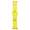 38/40/41/42 mm Yellow (small) - 3mk Silicone Watch Strap for Apple