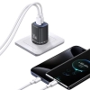 USAMS Ład. siec. CC254 30W GaNUSB-C/USB-A Fast Charging HC Series czarny/black CC254TC01