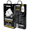 MOONX ładowarka sieciowa MC05 22,5W 1xUSB QC3.0 + kabel Lightning Biały
