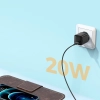 JOYROOM L-P202 NETWORK CHARGER PD20W/QC3.0 BLACK