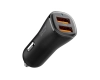 SPIGEN ESSENTIAL EV302 2-PORT CAR CHARGER 30W BLACK
