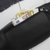 Saszetka męska skórzana na pas czarna nerka vintage pojemna Paolo Peruzzi AY-29-HBL