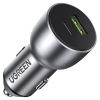 Ładowarka samochodowa Ugreen CD213 USB + USB-C, 36W (szara)