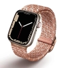 UNIQ pasek Aspen Apple Watch 40/38/41mmSeries 1/2/3/4/5/6/7/8/9/SE/SE2 Braided DE różowy/citrus pink