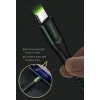 MCDODO KABEL USB-C SZYBKIE ŁADOWANIE DO SAMSUNG ŁADOWARKA USB TYP C LED 1M