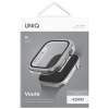 Etui UNIQ Voute do Apple Watch Series 10 42mm szkło hartowane srebrny