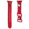 Hello Kitty Pasek HKAWMSCHBLR Apple Watch 38/40/41mm czerwony/red strap Silicone Kitty Head