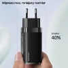 USAMS Ład. siec. MT 2xUSB-C+USB GaN 65WT33 PD (only head) Fast Charging biały/white CC110TC02 (US-CC110)