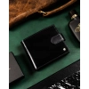 Duży, skórzany portfel męski na zatrzask - Rovicky