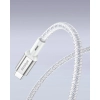 INNOSTYLE POWERFLEX ULTRA KABEL USB-C SZYBKIE ŁADOWANIE THUNDERBOLT 10GBPS 100W KEVLAR 2M SREBRNY