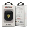 Ferrari FESA2LEBK AirPods 1/2 coverczarny/black On Track Leather
