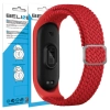 Beline pasek Mi Band 7/6/5 Textileczerwony/red
