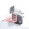 USAMS Ład. siec. CC229 30W GaNUSB-C/USB-A Fast Charging XC Series biały/white CC229TC02
