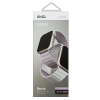 UNIQ pasek Revix Apple Watch Series1/2/3/4/5/6/7/8/9/SE/SE2/Ultra/Ultra 2 42/44/45/49mm. Reversible Magnetic lilak-biały/lilac-white