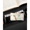 Banknotówka portfel skórzany Rovicky ultra slim cienki banknoty karty RFID
