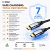 CO2 KABEL USB-C SZYBKIE ŁADOWANIE THUNDERBOLT 3 20GBPS 100W USB TYP C 4K 1M