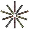 Dux Ducis Strap (Outdoor Version) pasek Apple Watch Ultra, SE, 9, 8, 7, 6, 5, 4, 3, 2, 1 (49, 45, 44, 42 mm) nylonowa opaska bransoleta czarno-czerwon