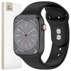 TECH-PROTECT SILICONE APPLE WATCH 6 / 7 / 8 / 9 / 10 / SE / ULTRA 1 / 2 (44 / 45 / 46 / 49 MM) BLACK