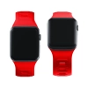 38/40/41/42 mm Red (small) - 3mk Silicone Watch Strap for Apple