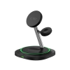 TECH-PROTECT QI15W-A46 3IN1 MAGNETIC MAGSAFE WIRELESS CHARGER BLACK