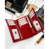 PORTFEL Damski skórzany Z211416 RED