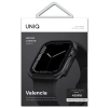 UNIQ etui Valencia Apple Watch Series4/5/6/7/8/9/SE/SE2 45/44mm. grafitowy/graphite