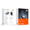 MCDODO SŁUCHAWKI BEZPRZEWODOWE DOUSZNE BLUETOOTH Z MIKROFONEM ETUI CZARNE