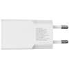 Ładowarka sieciowa 4smarts FlatPlug Slim Dual 30W GaN 2xUSB-C biały