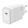 JELLICO ładowarka sieciowa C105 GaN PD 45W 1xUSB-C + kabel USB-C - USB-C Biały