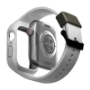 UNIQ pasek Monos 2in1 Apple Watch Strap+ Case Series 4/5/6/7/8/9/SE/SE2 44/45mm. szary/chalk grey
