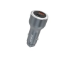 Ładowarka samochodowa Dudao R4Ultra 120W Power Delivery Quick Charge LED USB-A USB-C - szary